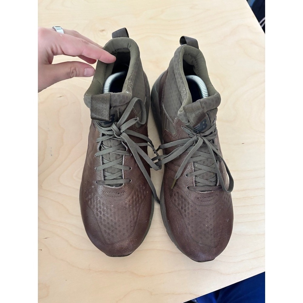 NEW BALANCE 580 Mid Deconstructed Olive MRH580DB Sneakers 9.5 Leather RevLite - Picture 2 of 9